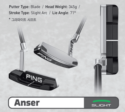 핑 앤서(Anser) 퍼터