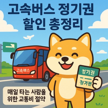 고속버스 정기권 할인 총정리 ❘ 매일 타는 사람을 위한 교통비 절약 꿀팁