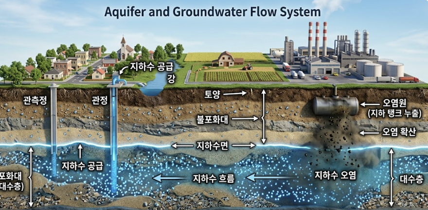 보이지 않는 생명의 젖줄, 지하수의 신비로운 흐름과 수질 오염 방지를 위한 인류의 치열한 노력