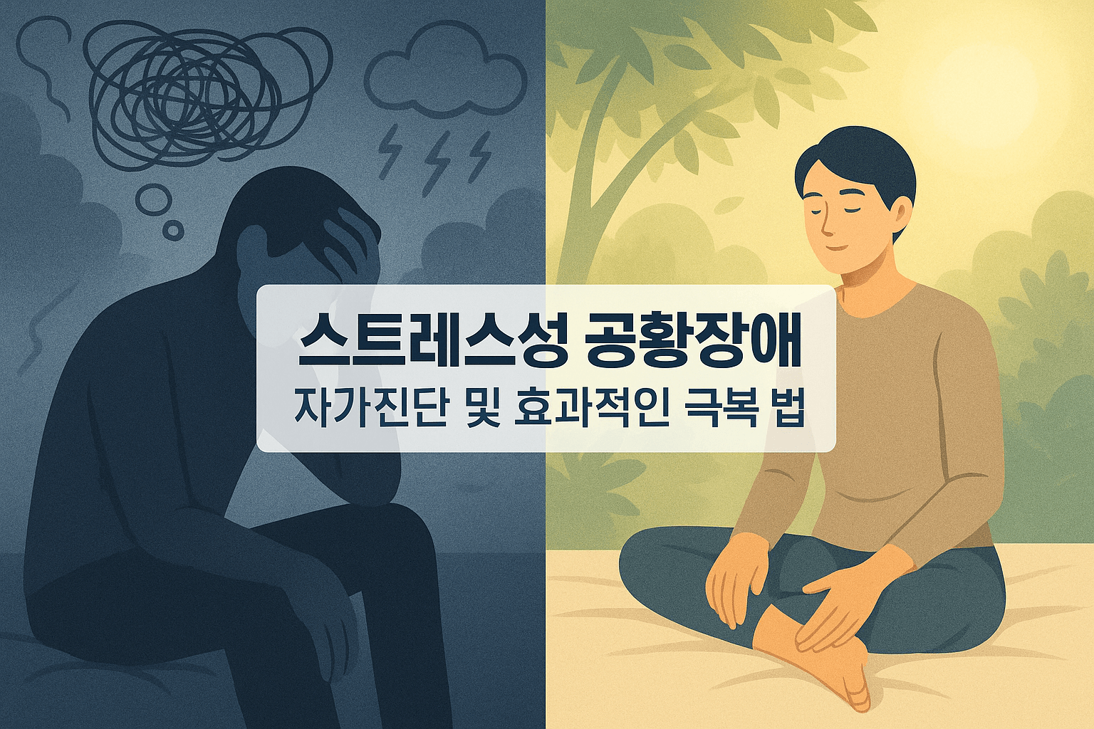 혹시 나도? 스트레스성 공황장애 자가진단 및 효과적인 극복 방법