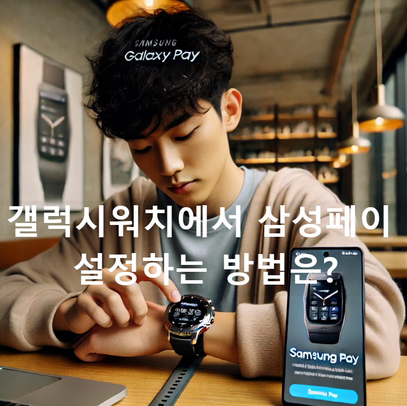 갤럭시워치에서 삼성페이 설정하는 방법은?