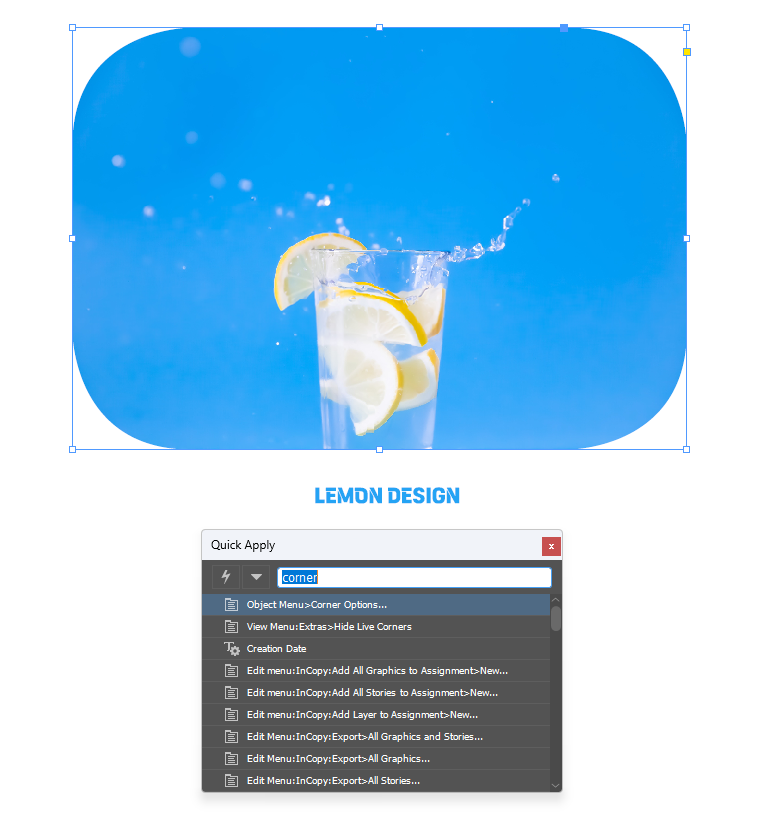 indesign-shortcut-ctrl-enter-quick-apply-find-corner-options