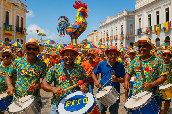 브라질 헤시피와 올린다 카니발 관련 사진