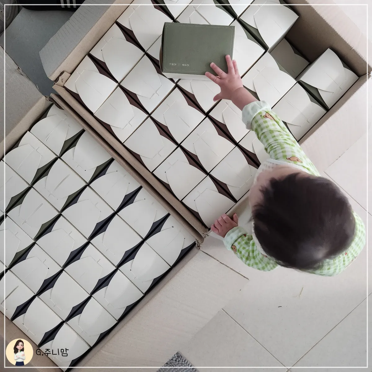 답례품-박스-아기사진