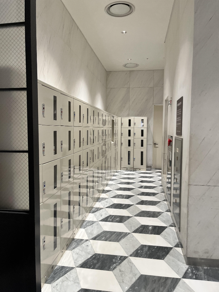 물품보관소 모습