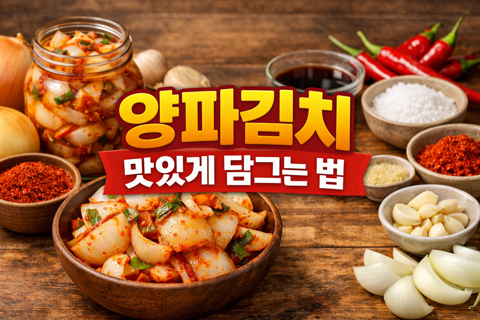 양파김치 맛있게 담그는 법