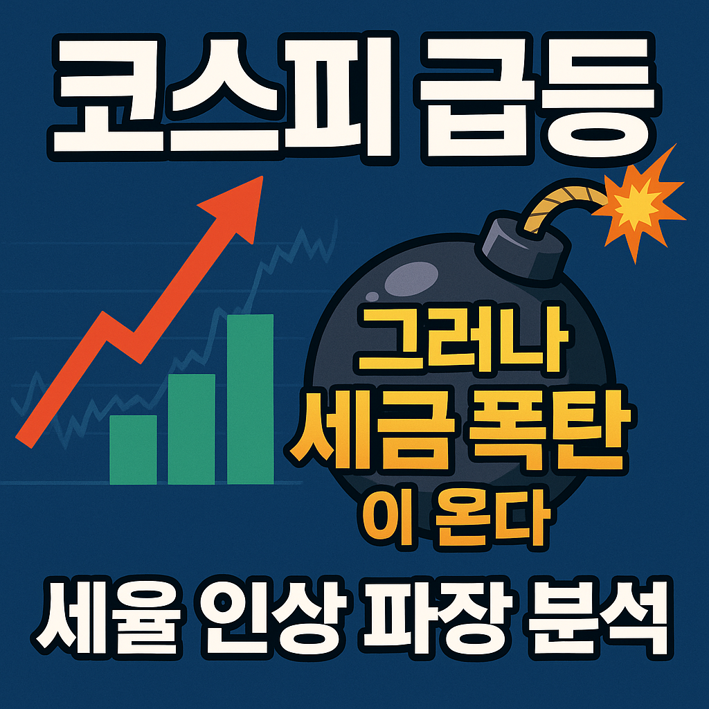 코스피 급등, 그러나 세금 폭탄이 온다: 세율 인상 파장 분석