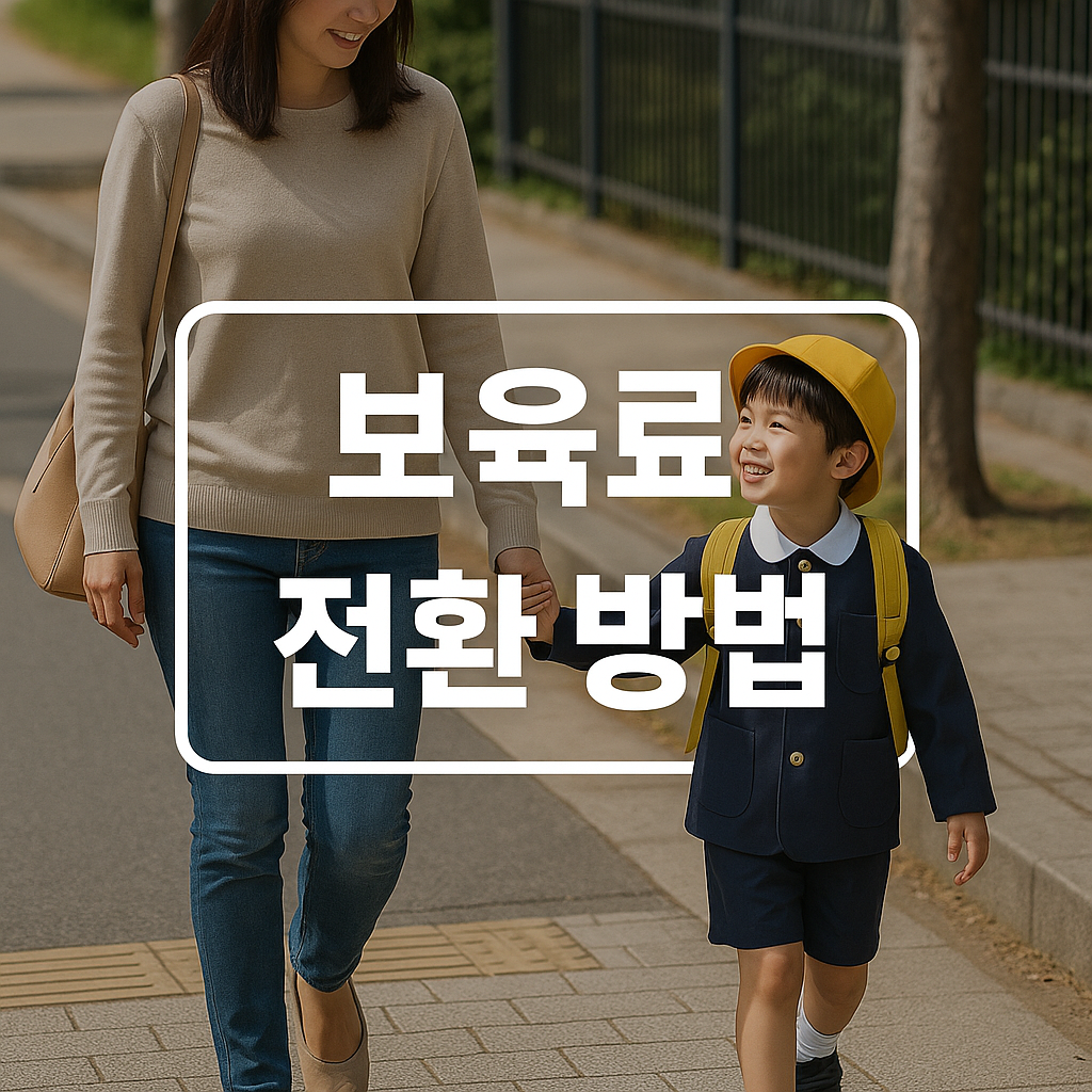 보육료 전환 방법