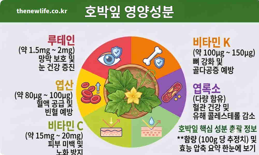 호박잎 효능 영양성분