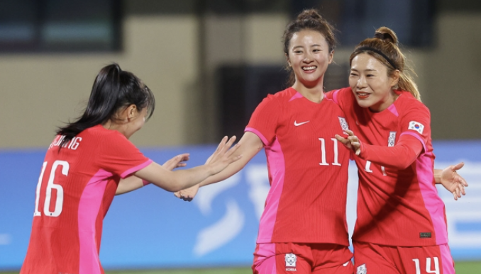 대한민국 여자 축구 대표팀 활약 모습