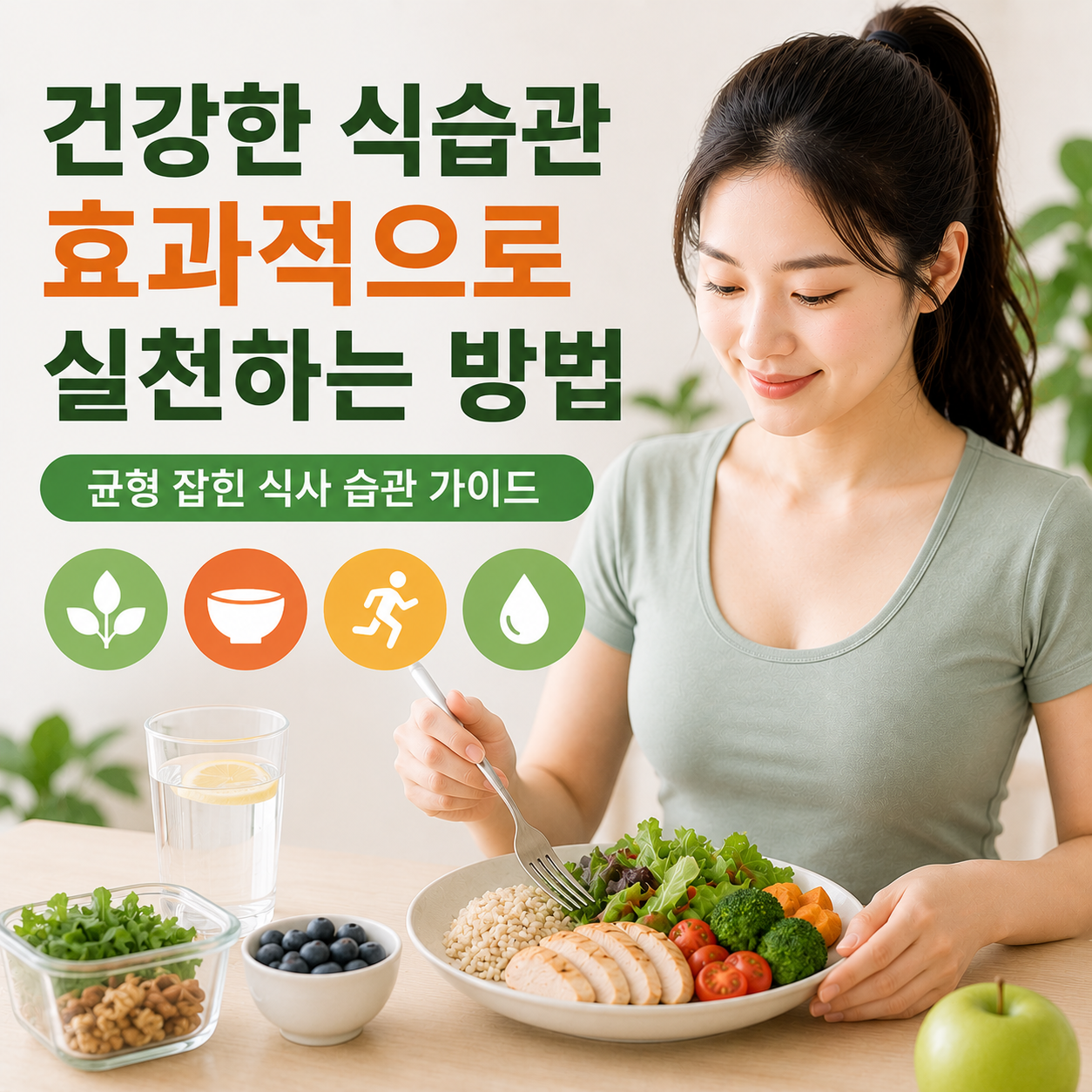 건강한 식습관 효과적으로 실천하는 방법