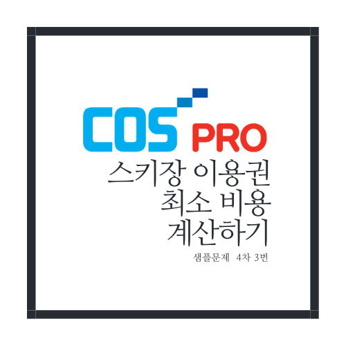 스키장 이용권 최소 비용 계산하기
