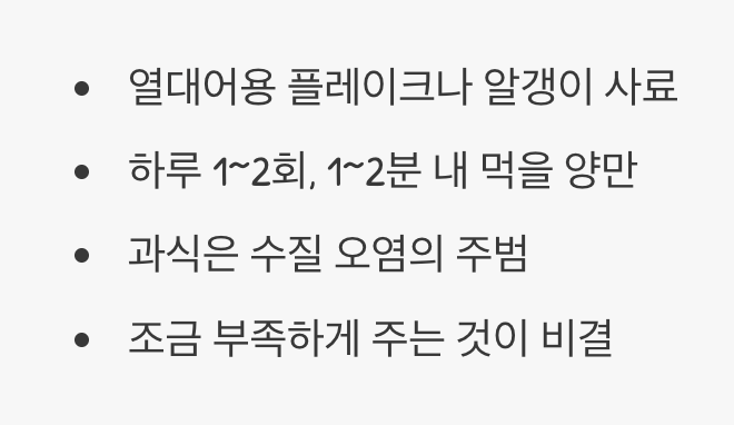 아무거나 잘 먹는 고마운 친구 (먹이)