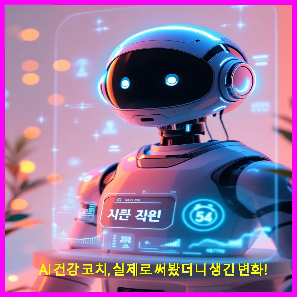 AI 건강 코치, 실제로 써봤더니 생긴 변화!