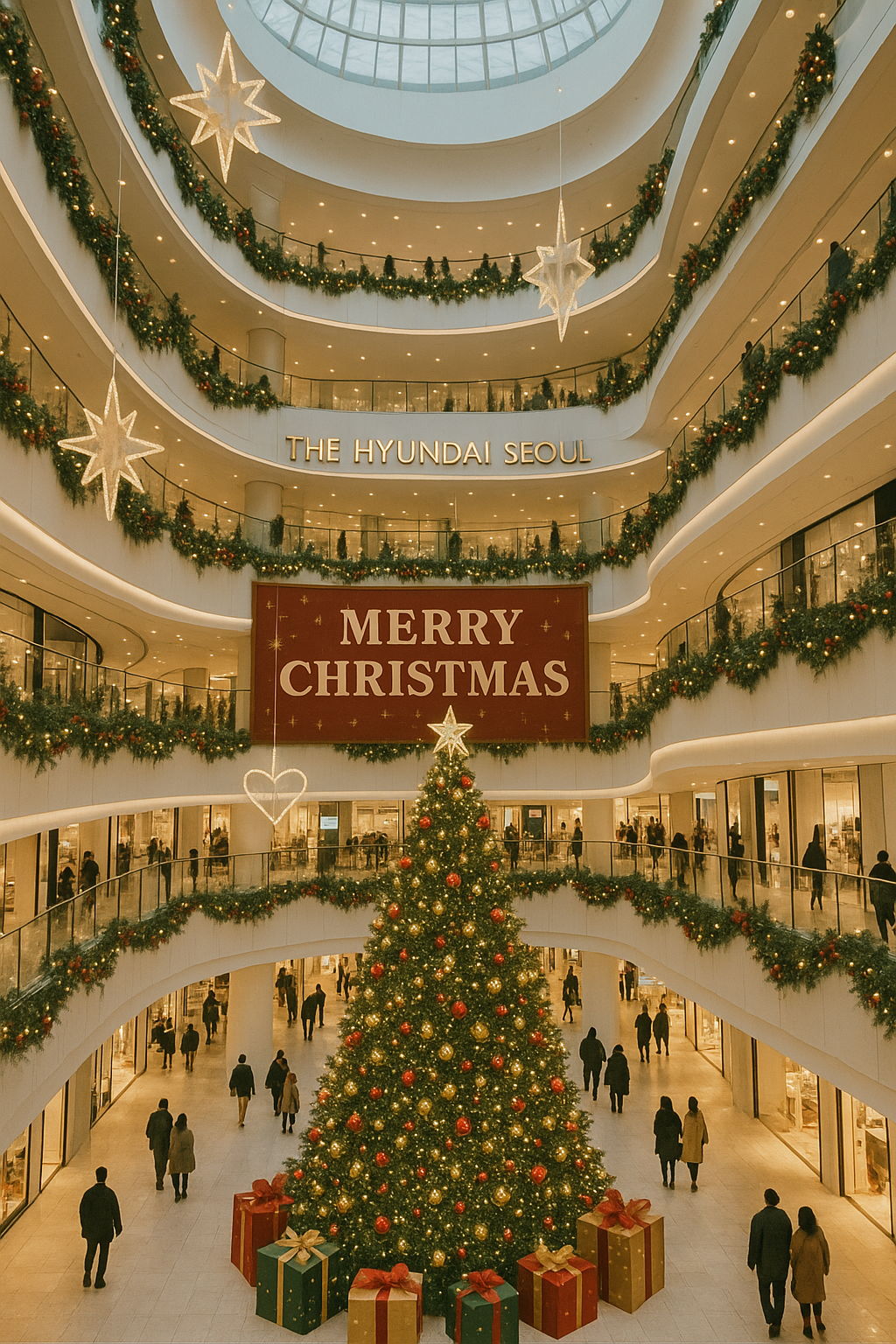 더현대 서울 크리스마스 관련 사진