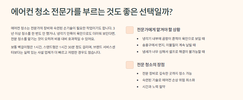 에어컨 곰팡이 셀프로 제거하는 방법