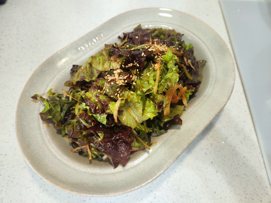 상추 겉절이 파절이