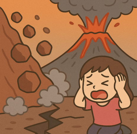 지진이나 산사태