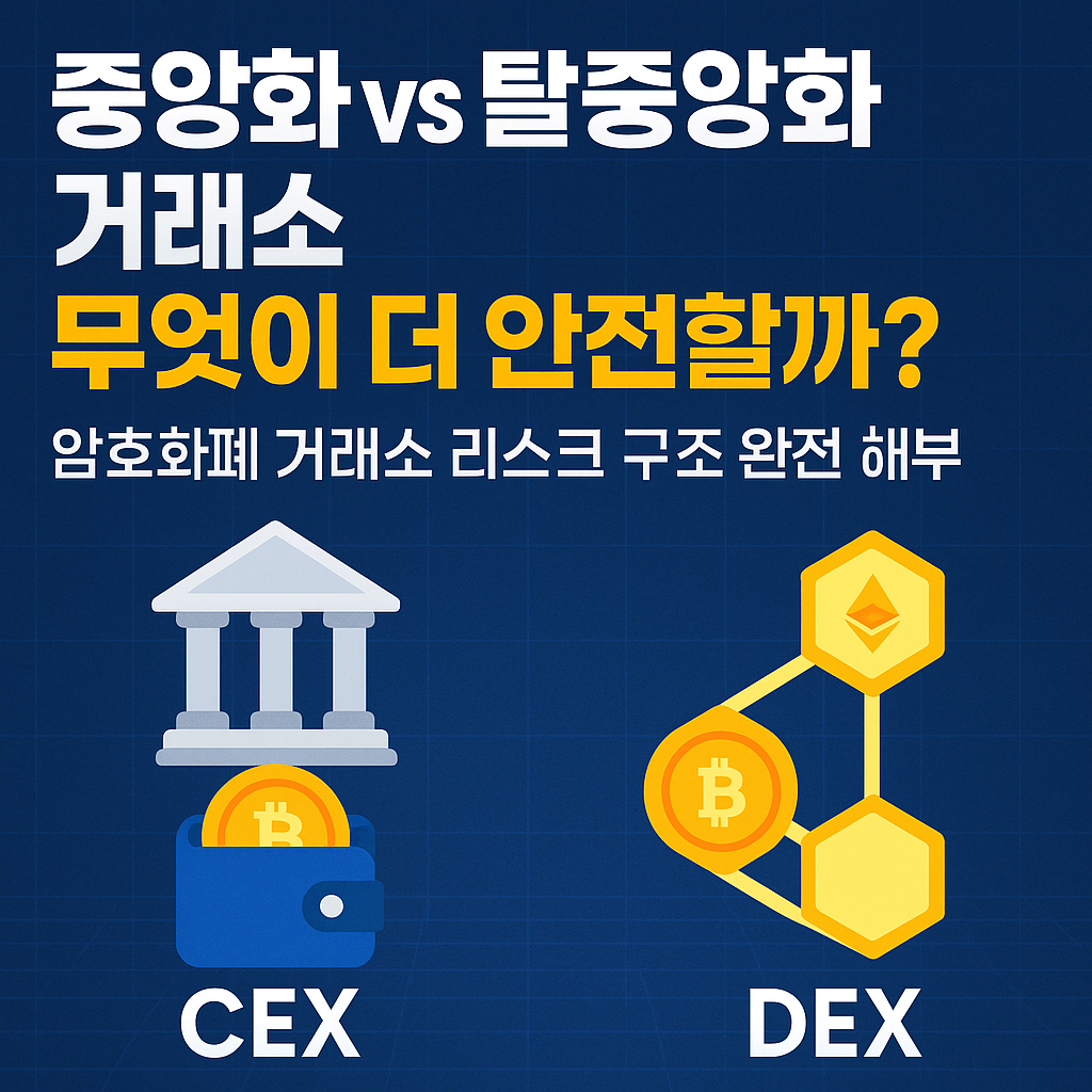 중앙화 거래소/탈중앙화 거래소 리스크