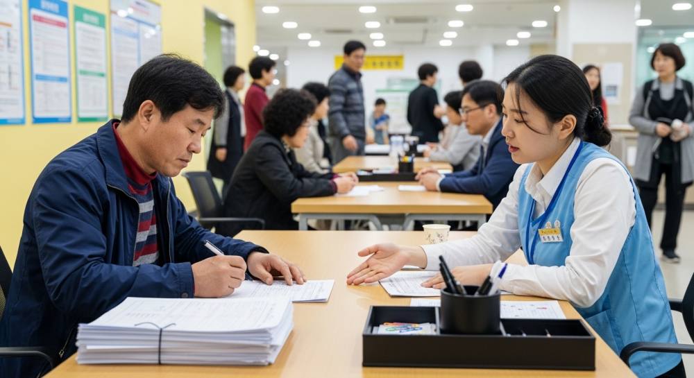 고유가 피해보상금 신청하는 사진