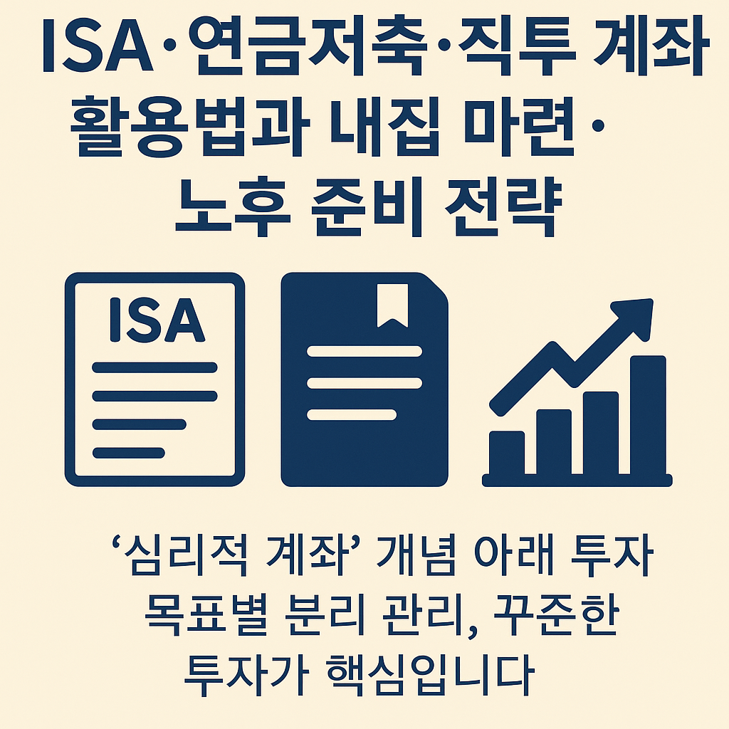 ISA 연금저축 직투 계좌로 투자전략 이미지