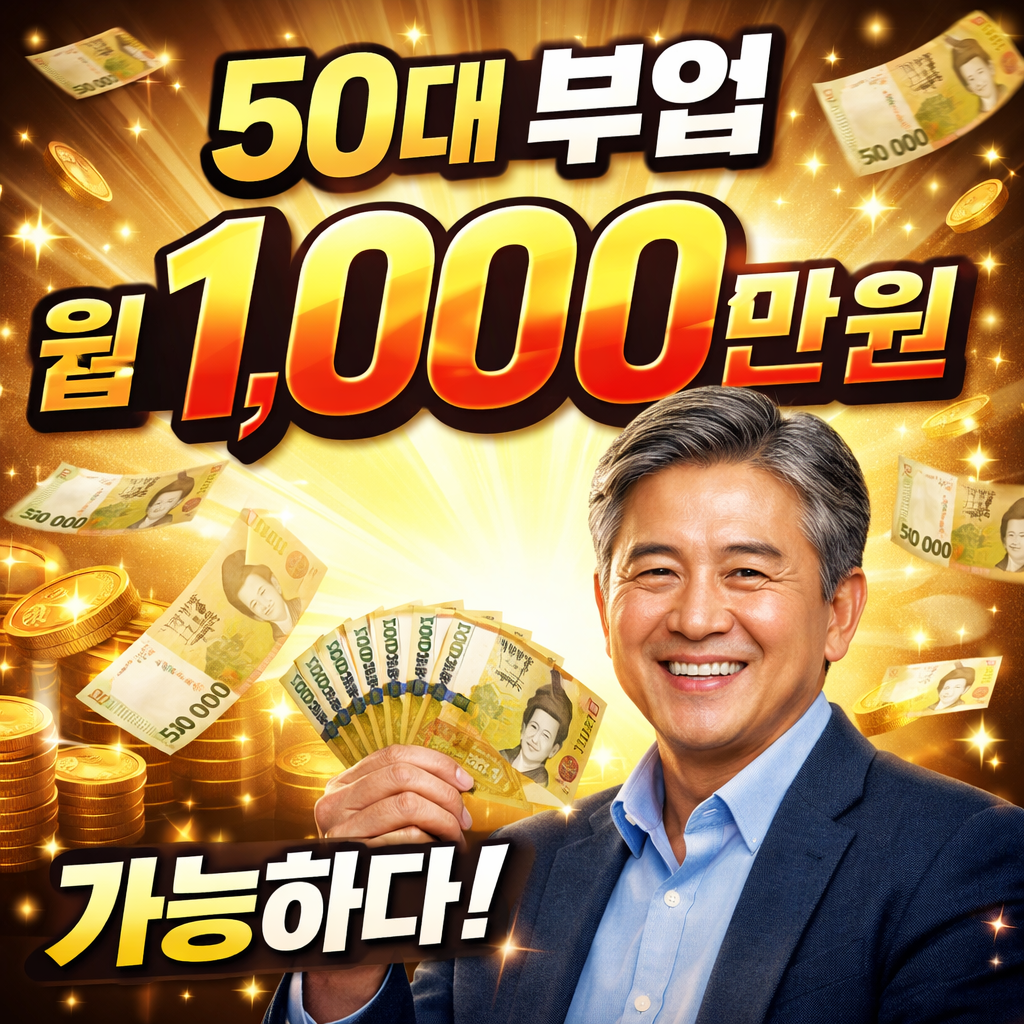 50대 부업으로 기본 월 200만원 버는 법 확인하러 가기