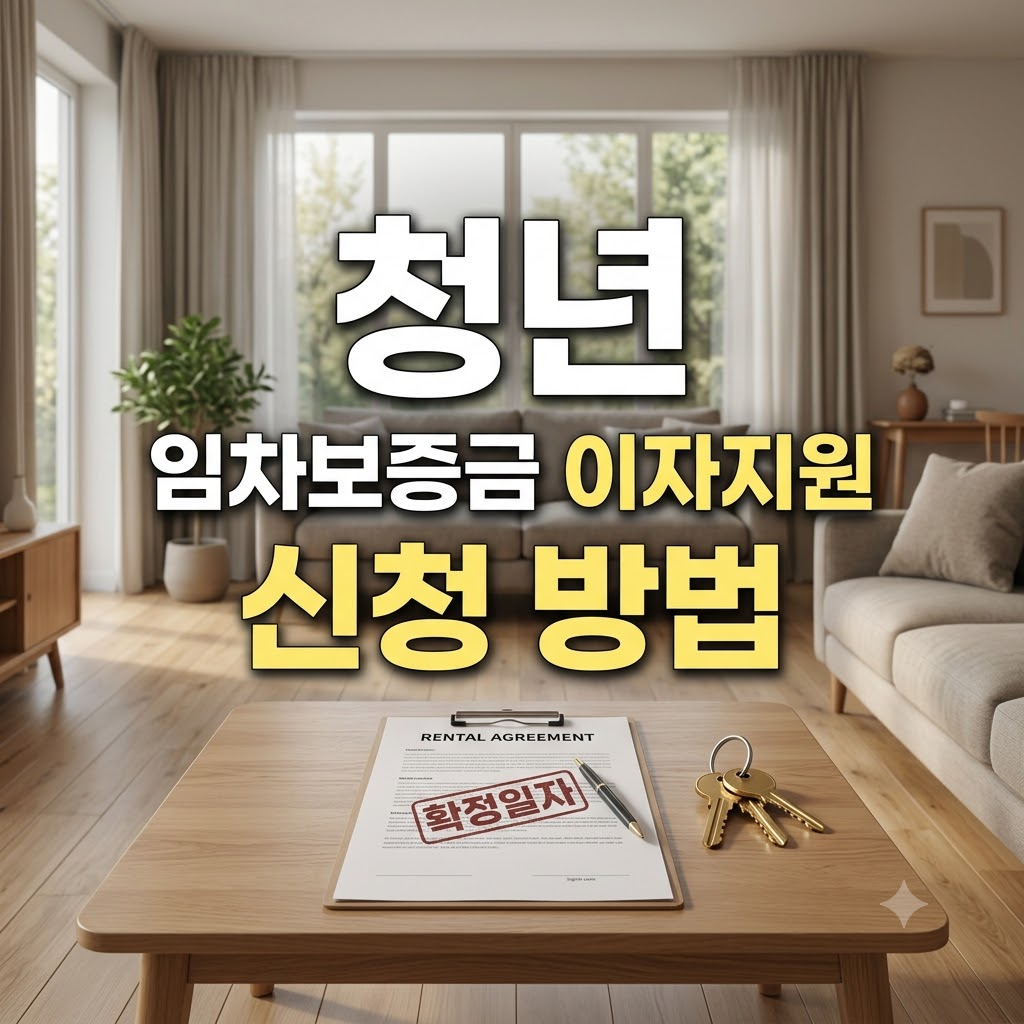 청년 임차보증금 이자지원 신청 방법