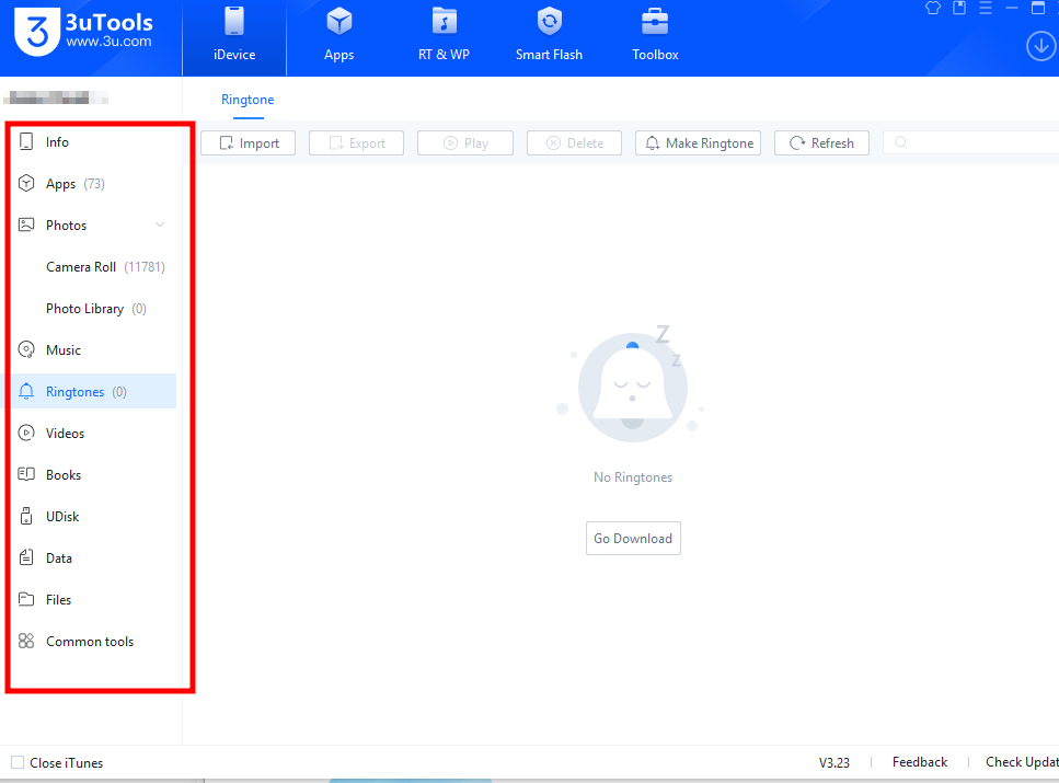 3utools 사용법