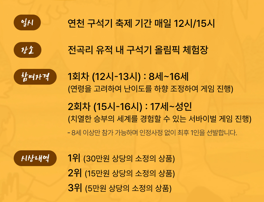 2025 연천 구석기축제 체험