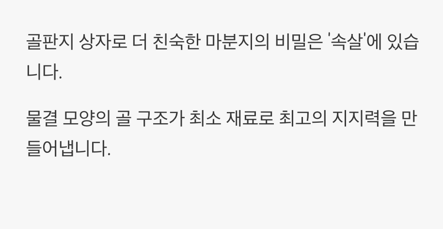 재활용의 미학, 마분지 (Cardboard)