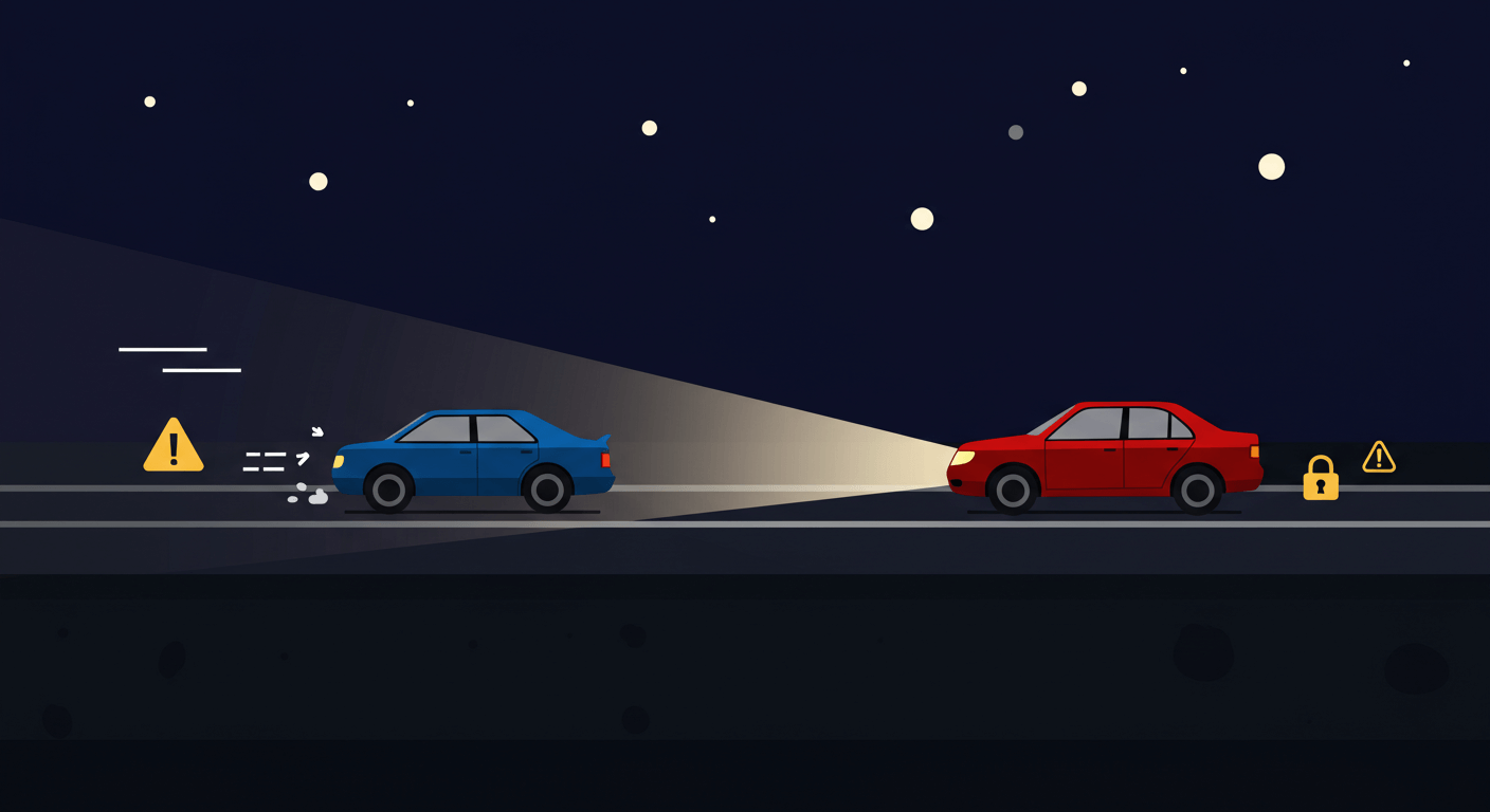 야간 고속도로, 위험이 배가되는 시간대