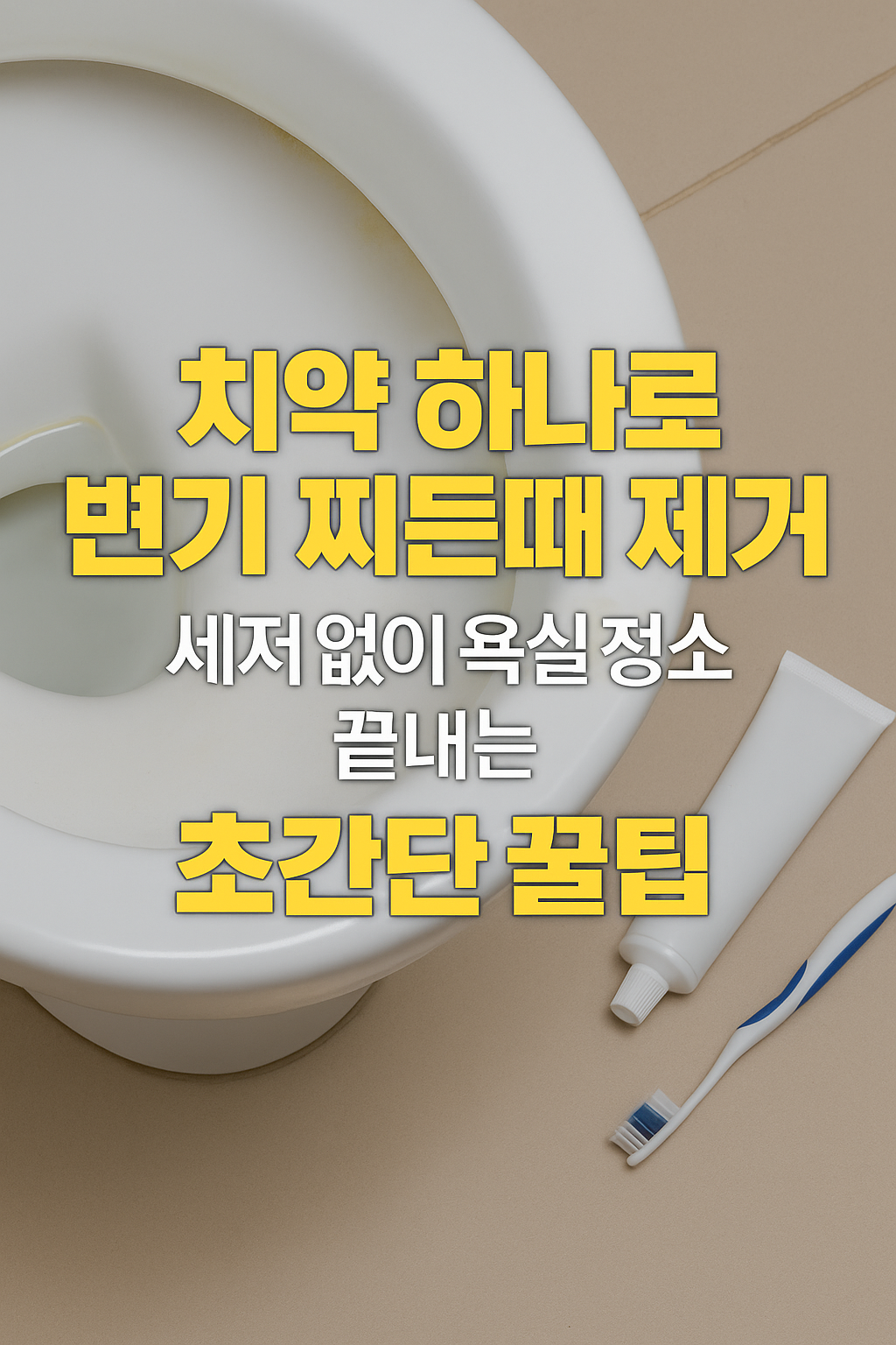 제 없이 욕실 청소 끝내는 초간단 꿀팁