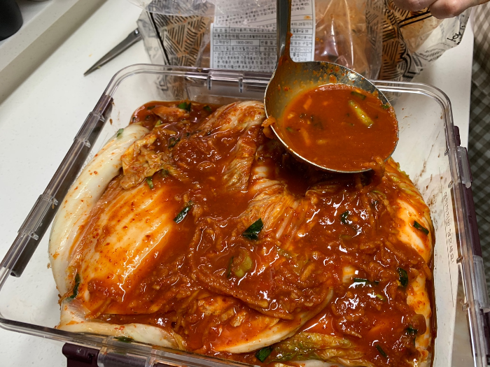 조선호텔 포기김치 사진