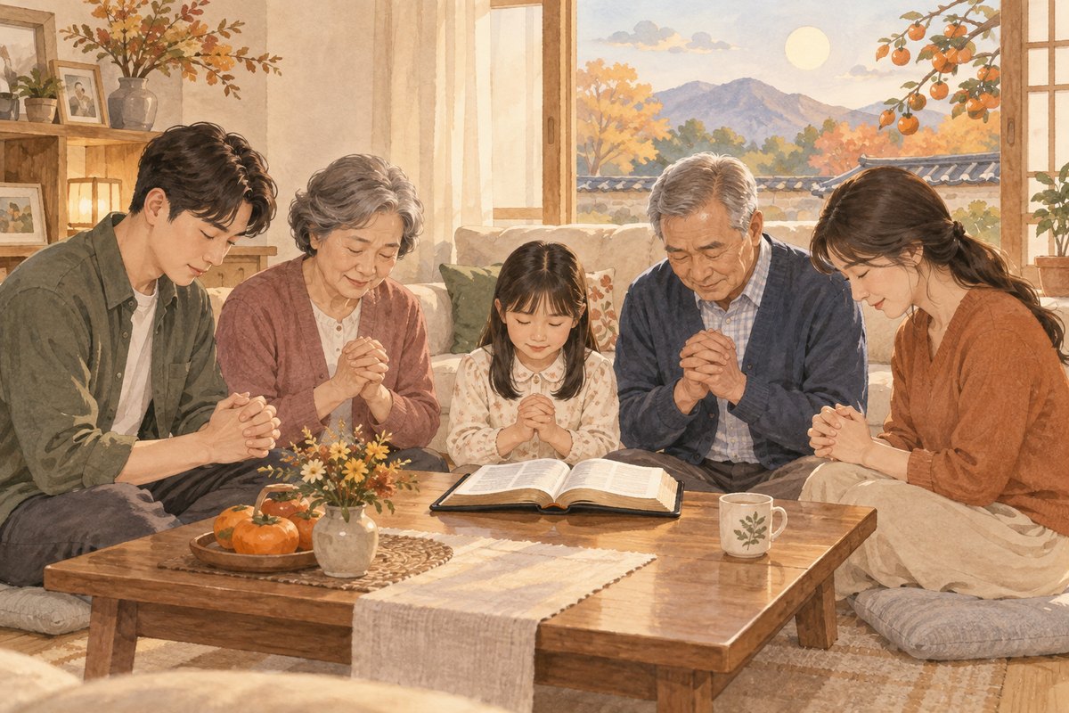 추석 가정예배 기도문