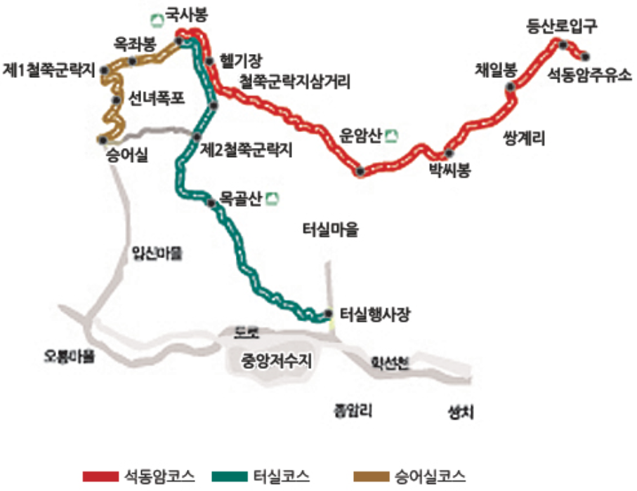 국사봉 등산코스