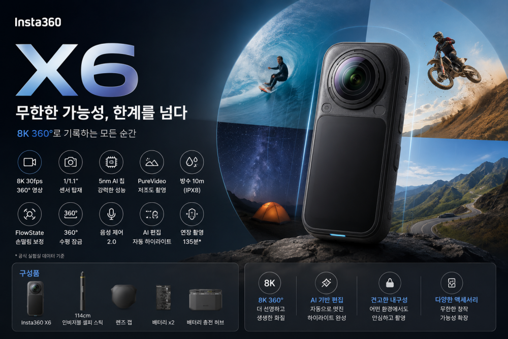 Insta360 X6