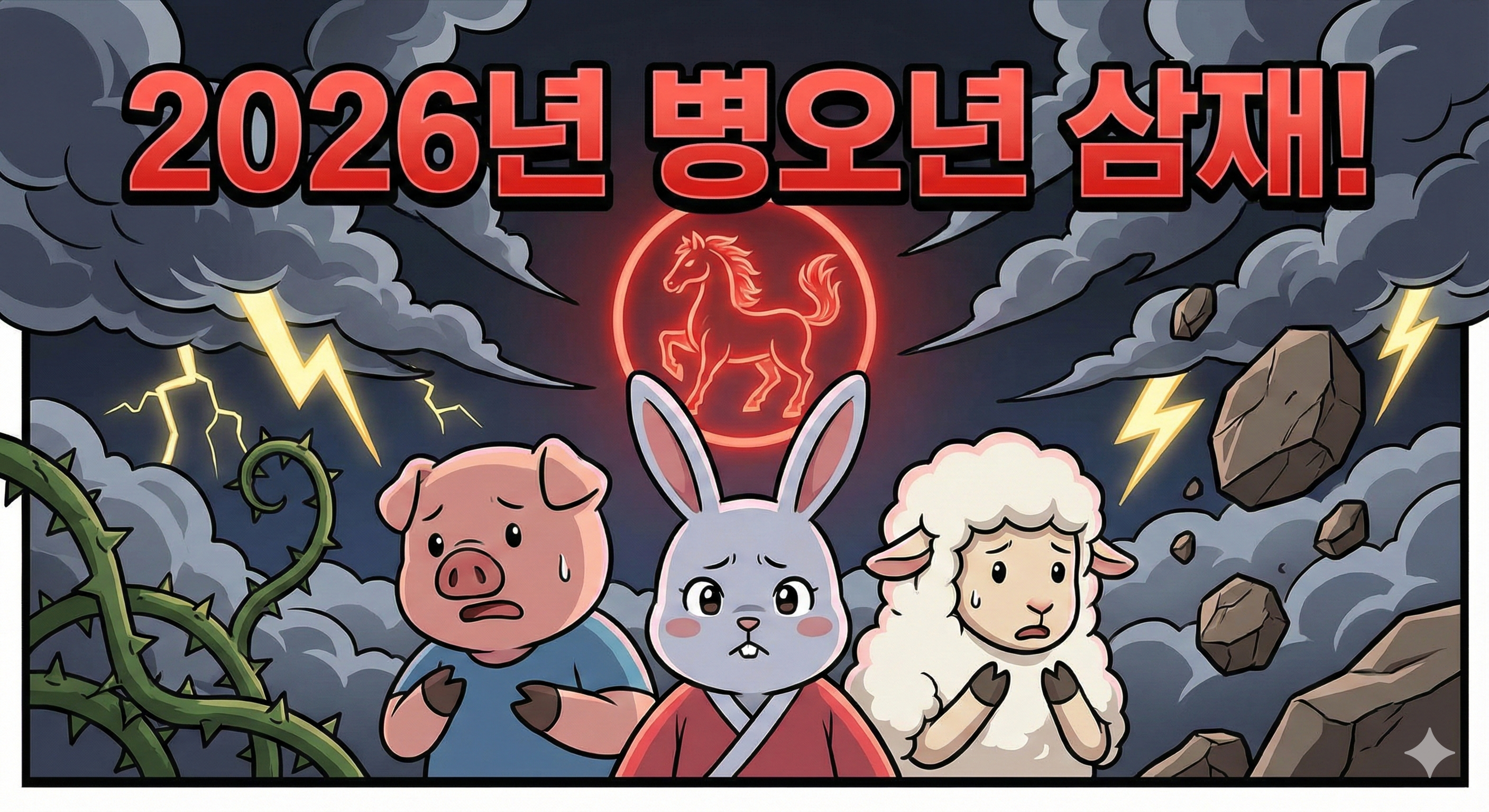 2026년 삼재 띠 총정리! 눌삼재(돼지, 토끼, 양) 뜻과 액땜 방법 완벽 가이드