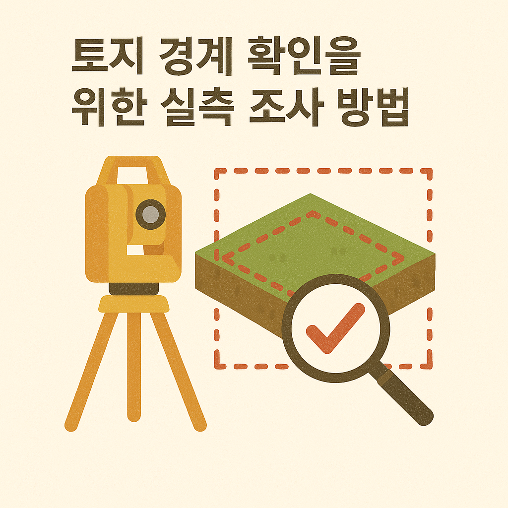 실측 조사 방법