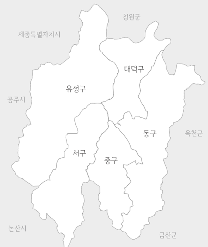 대전광역시 지역 분석