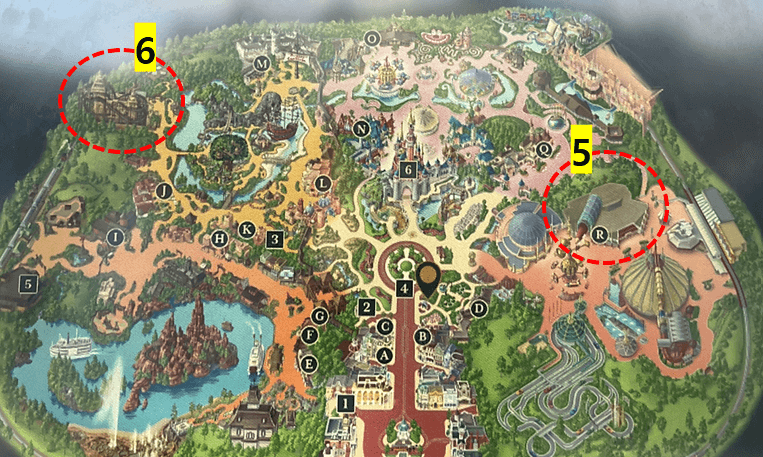 디즈니-파크-지도