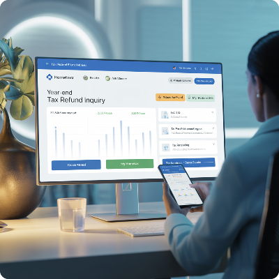 연말정산 환급금 조회 이미지