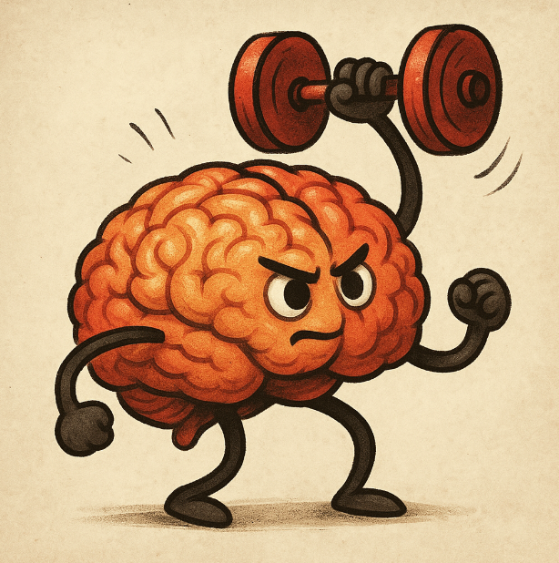 운동 하는 뇌 사진