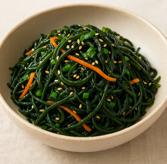 톳나물이 그릇에 담긴 사진