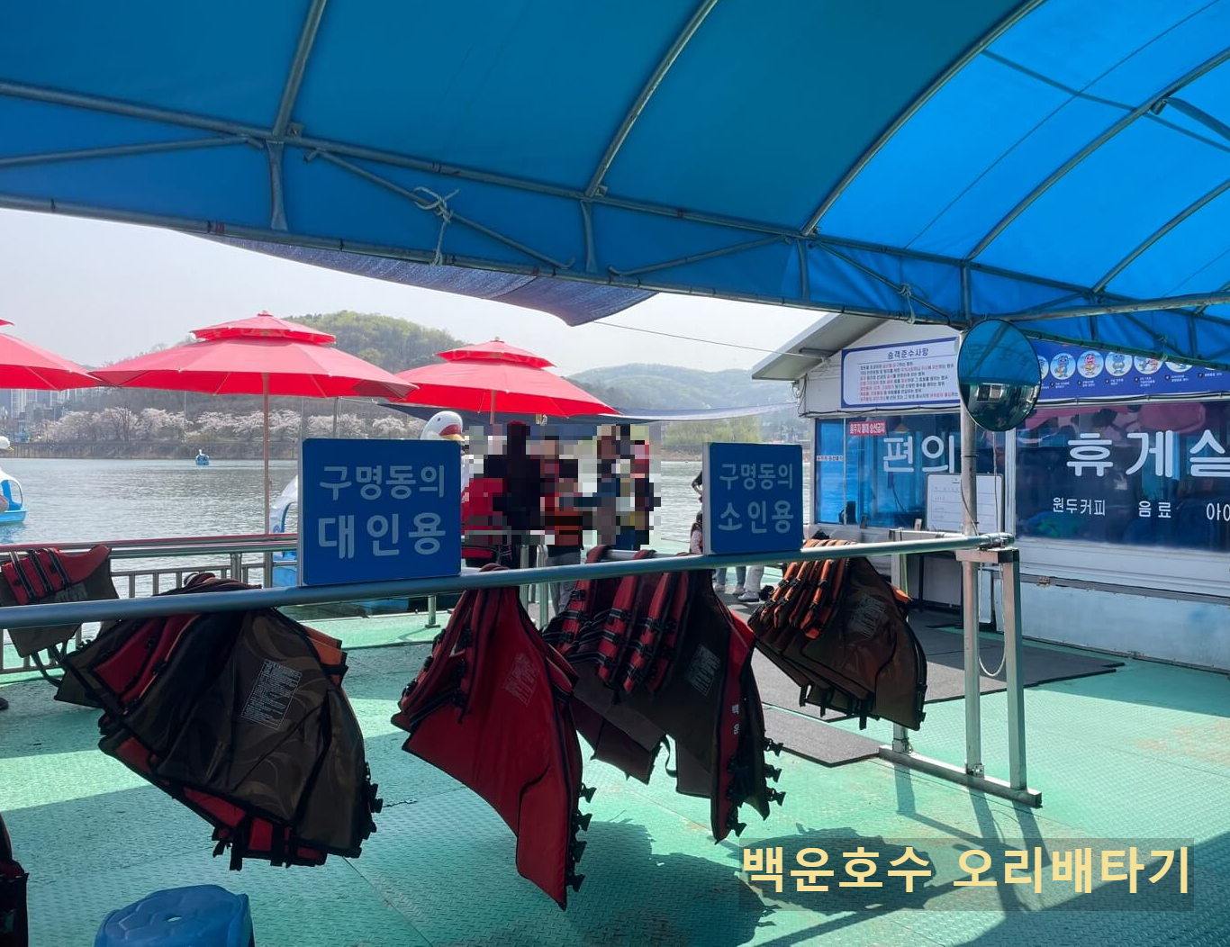 백운호수 오리배