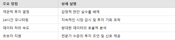 주요 장점 정리