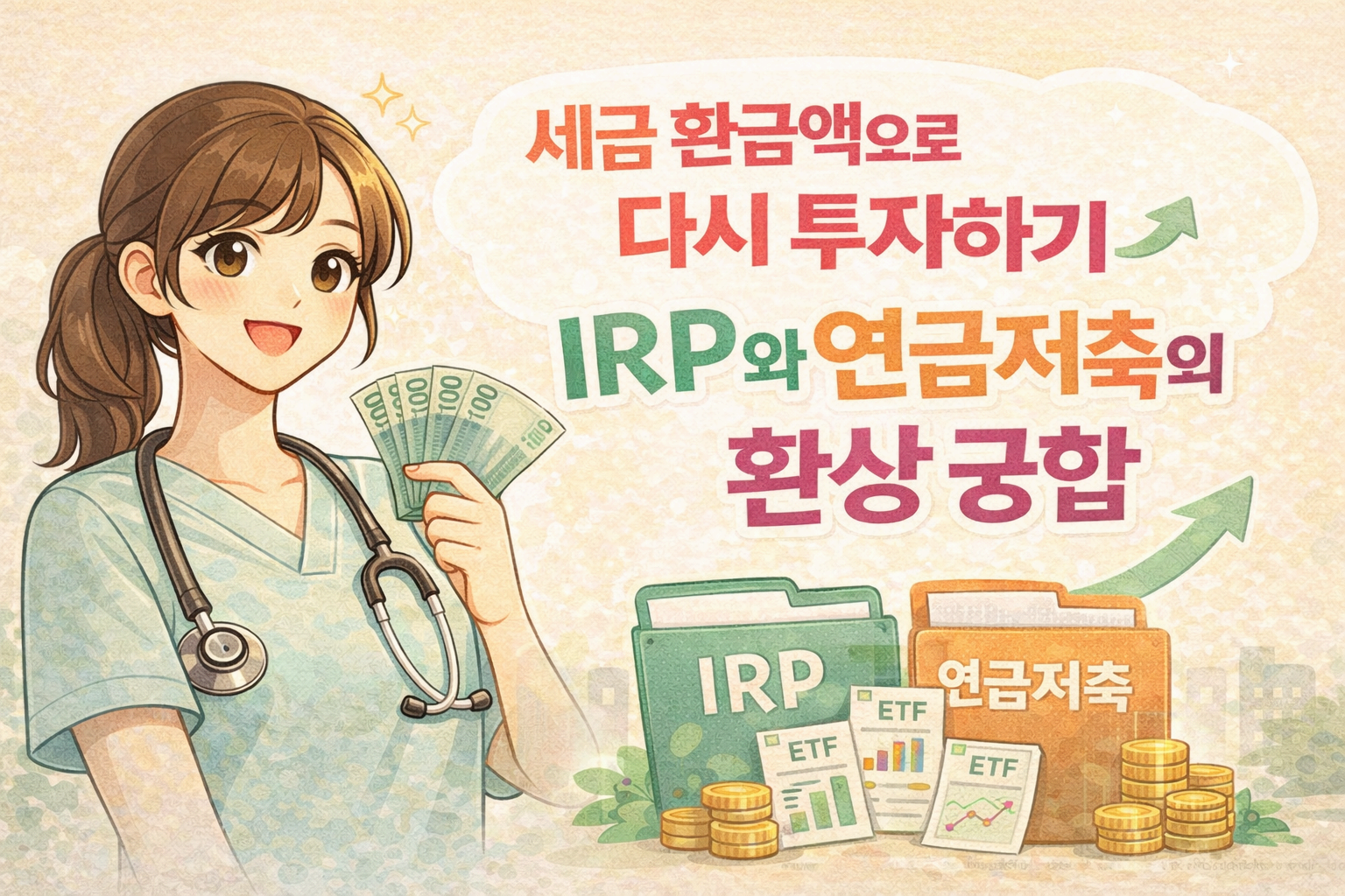 [너스앤 머니 10] 13월의 월급, 쓰지 말고 &lsquo;재투자&rsquo; 하세요: IRP와 연금저축의 환상 궁합