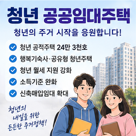 청년 공공임대주택 24만3000호 