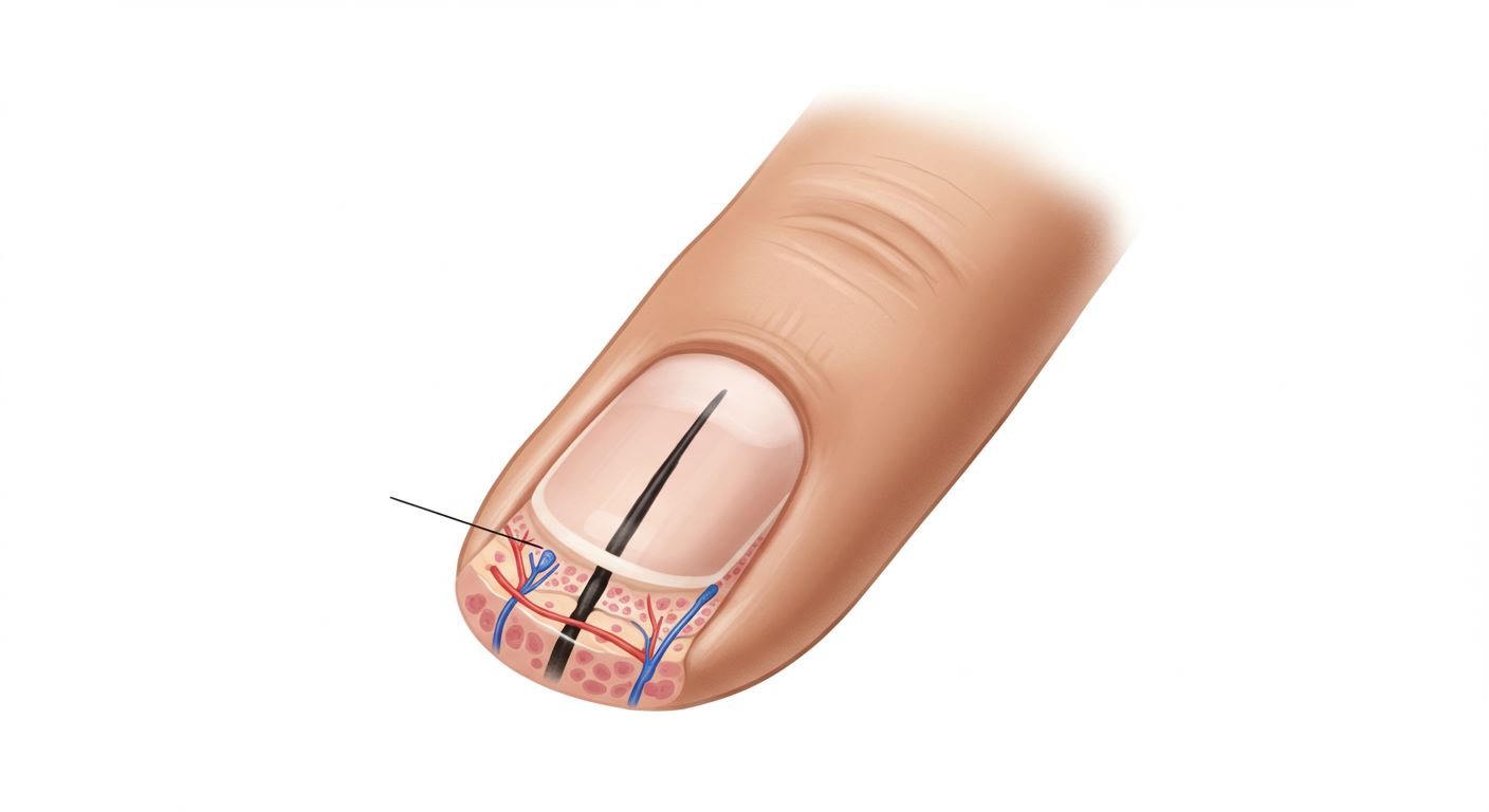 손톱 검은 세로줄 원인 및 대처법