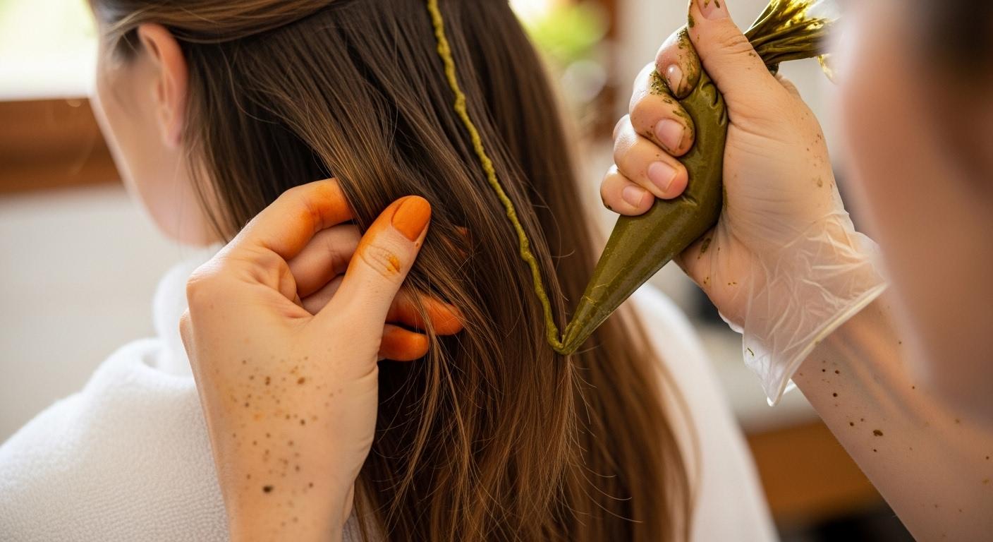 새치 헤나 염색