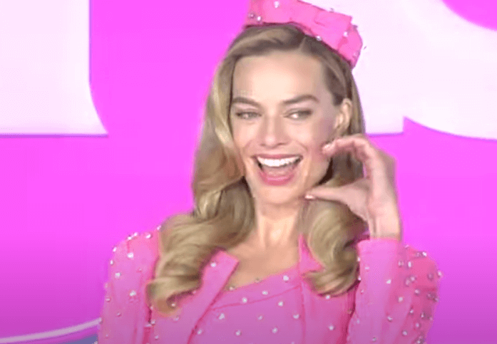 바비 기자간담회에 참석한 마고 로비